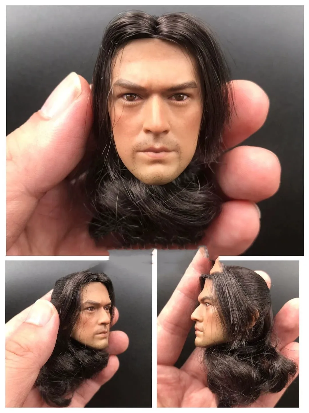 

Takeshi Kaneshiro Japanese Planted Hair Actor Star Male Head Carving Doll Model 1/6 Scale For 12 Inch Action Figure Body Toys