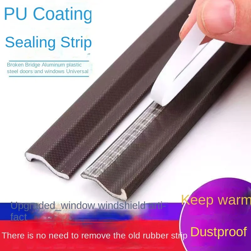 20M Self Adhesive Casement Window Door Sealing Strips Wearable Seal Foam Tape Acoustic Waterproof Dustproof Weather Stripping