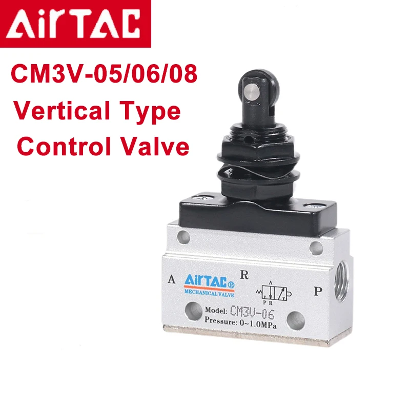 Airtac CM3V-05/06/08 Vertical Type Control Valve 3/2 Way Pneumatic Valve