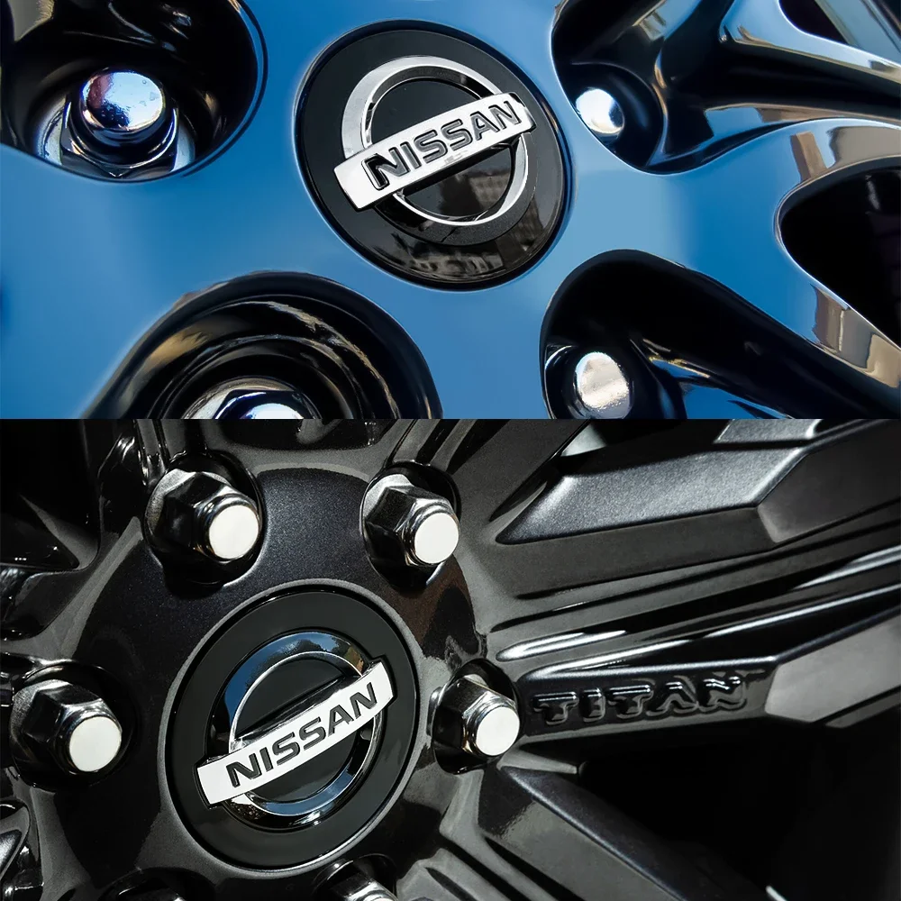 54/60 مللي متر جنوط عجلات السيارة مركز غطاء تغليف المحور لنيسان قاشقاي J10 ركلات تيدا جوك ميكرا باثفندر X-Trail GTR سنترا ليف #5