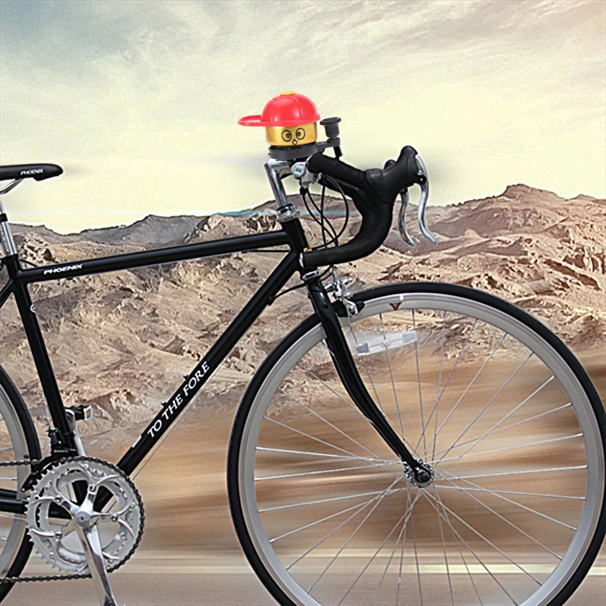 

Cute Kids Bike Bell 1.8-2.2cm Handlebar Loud Clear Sound Cycling Accessories Aluminum Alloy Child Ring
