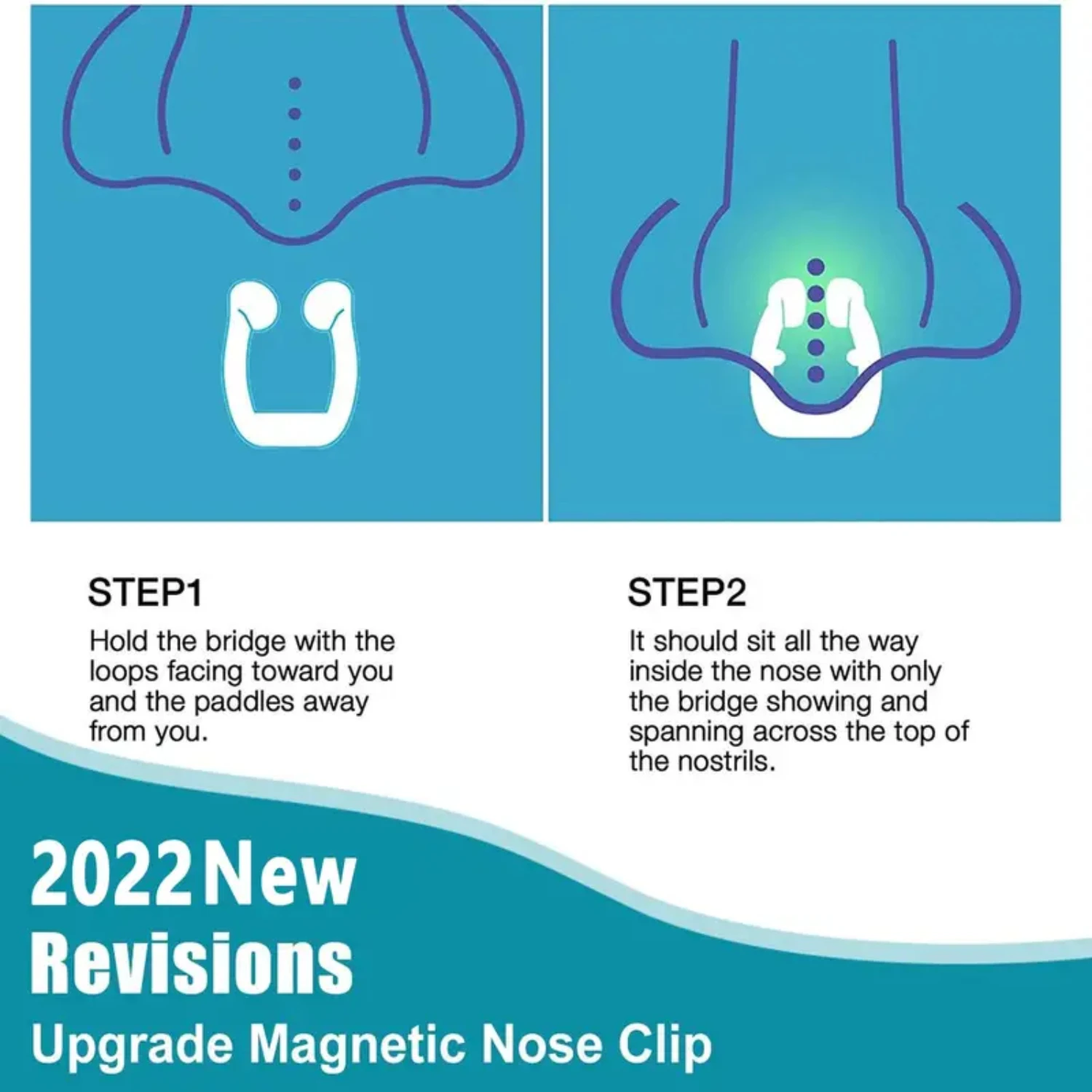 Удобный магнитный силиконовый зажим для носа против храпа, остановка храпа, легко дышать, улучшает качество сна.