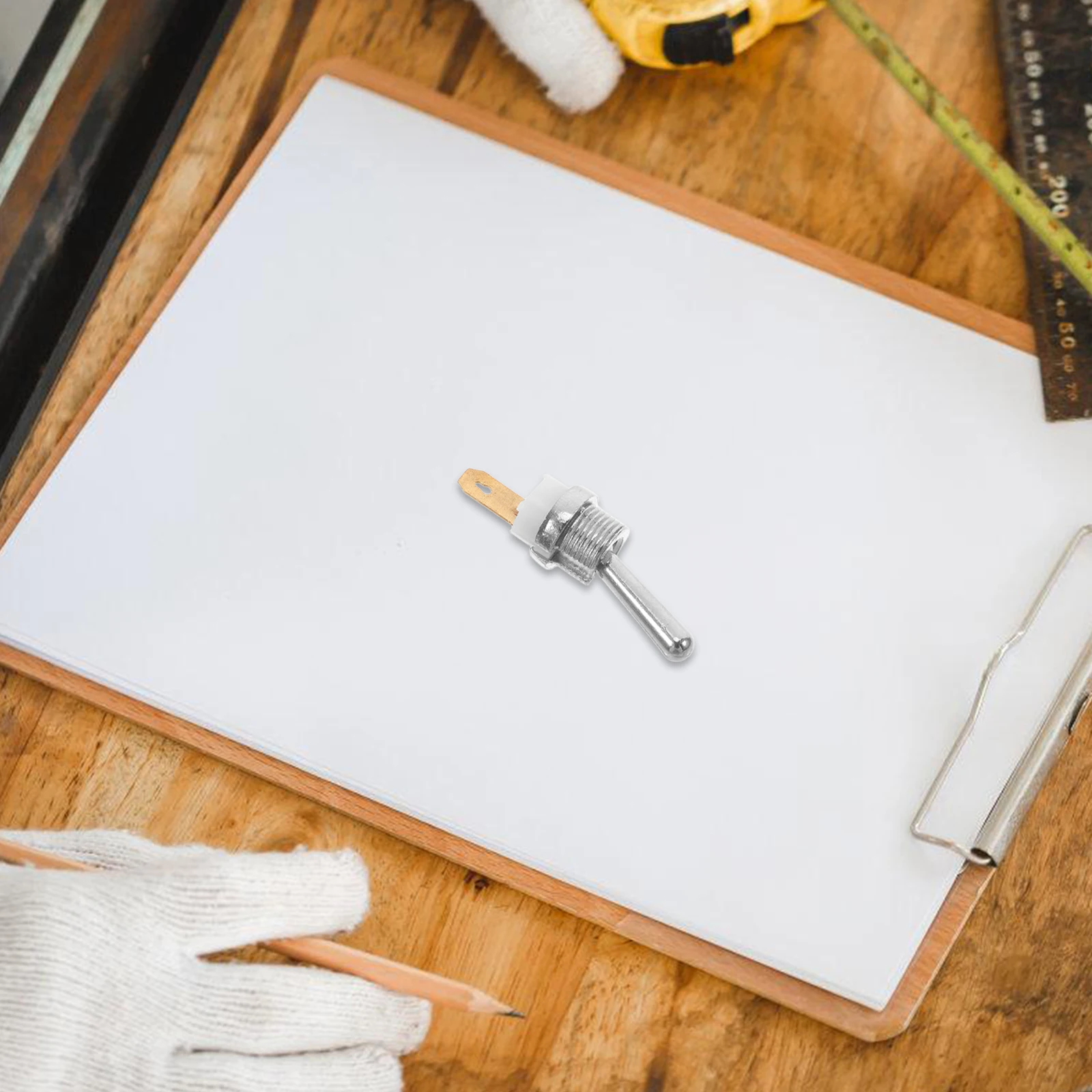 สวิตช์ตัดไฟเลื่อยโซ่โลหะแบบกดติดปล่อยดับ 6 ชิ้น สำหรับงานหนัก ใช้ได้กับหลายรุ่น ทนทาน เหมาะสำหรับฟาร์มและป่าไม้