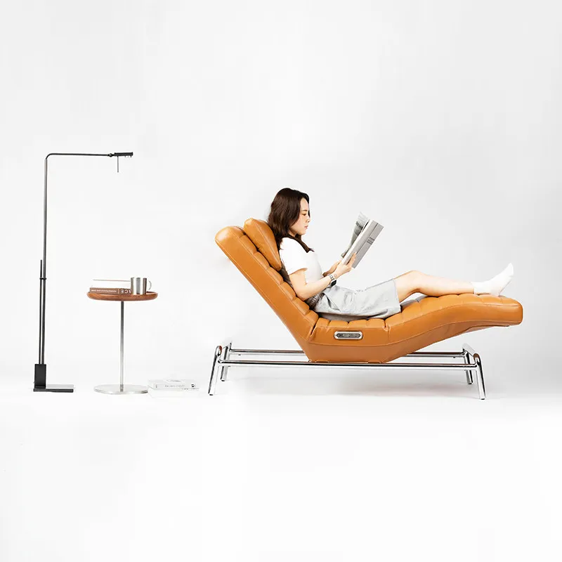 Single electric sofa chair leather lazy sofa couch multi-functional electric massage home leisure chair
