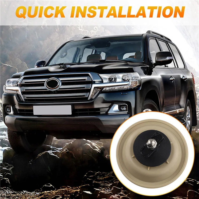 

4X Car Tailgate Tool Box Cover Plate Buckle Knob Trunk Door Panel Button 64870-60011 For Toyota Land Cruiser LC200 Beige