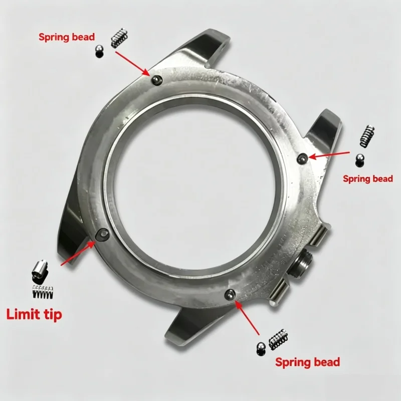 Bezel Click Spring & Steel Ball Plunger Kit Dive Watch Bezel Repair Parts Fit 116610 114060 116613 126610 3135 3235 Mechanical