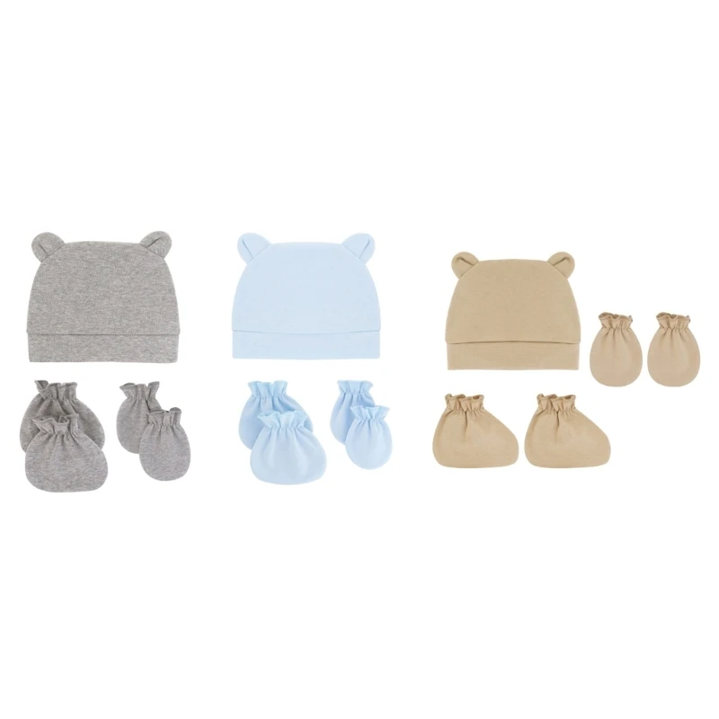 

Newborn Photography Props Ear Mittens Socks Warm for Infants Toddler Boy Girl Shower Drop shipping