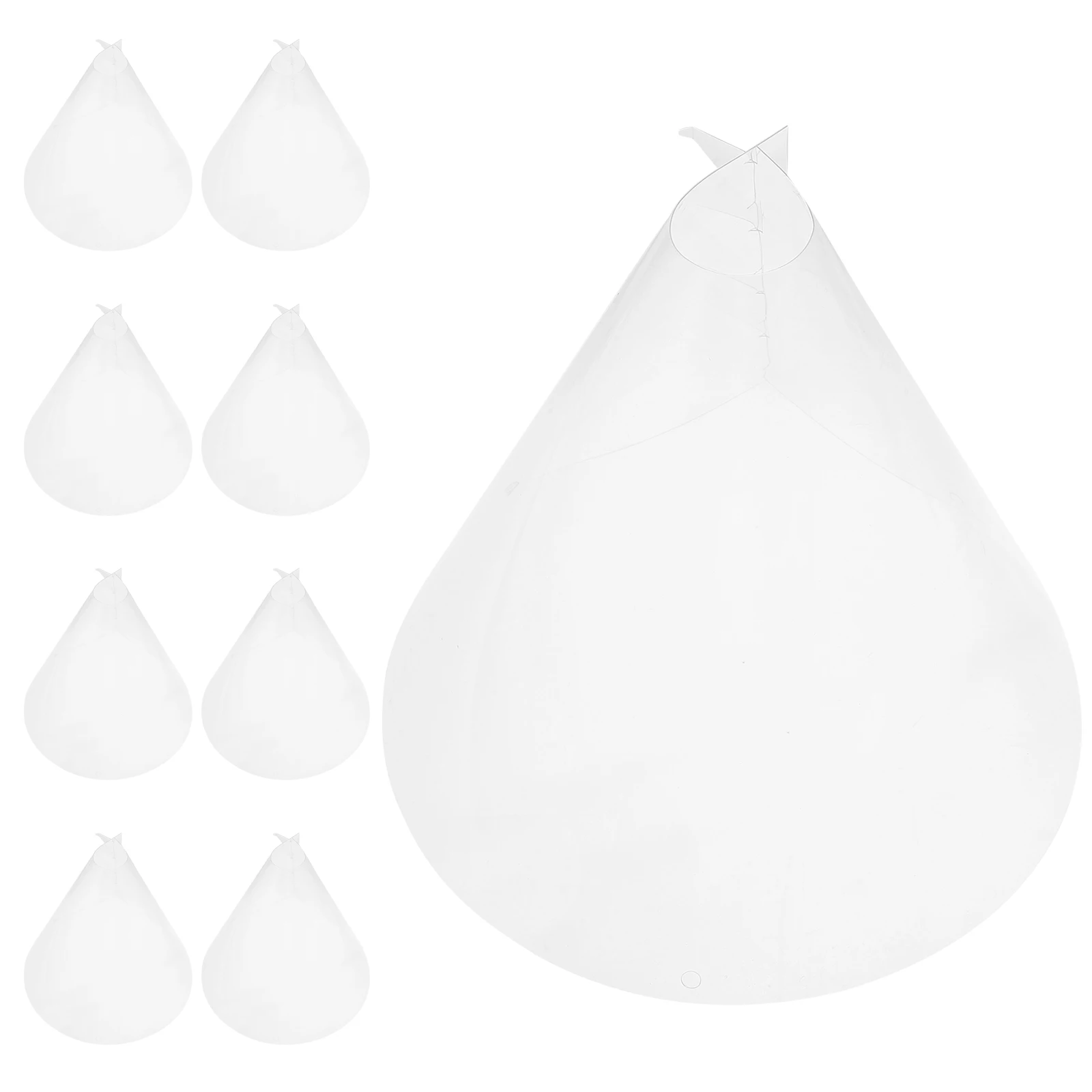 

10pcs Garden Cloche Dome Frost Covers For Outdoor Plants Plant Nursery Protectors Reusable Winter Plant Covers Freeze Protection