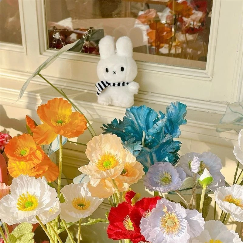Anime Miffy Pendant Cute Stripes Scarf Plush Doll Super Cute Doll Mini Lovely Kawaii Creativity Personality Gift Little Fresh