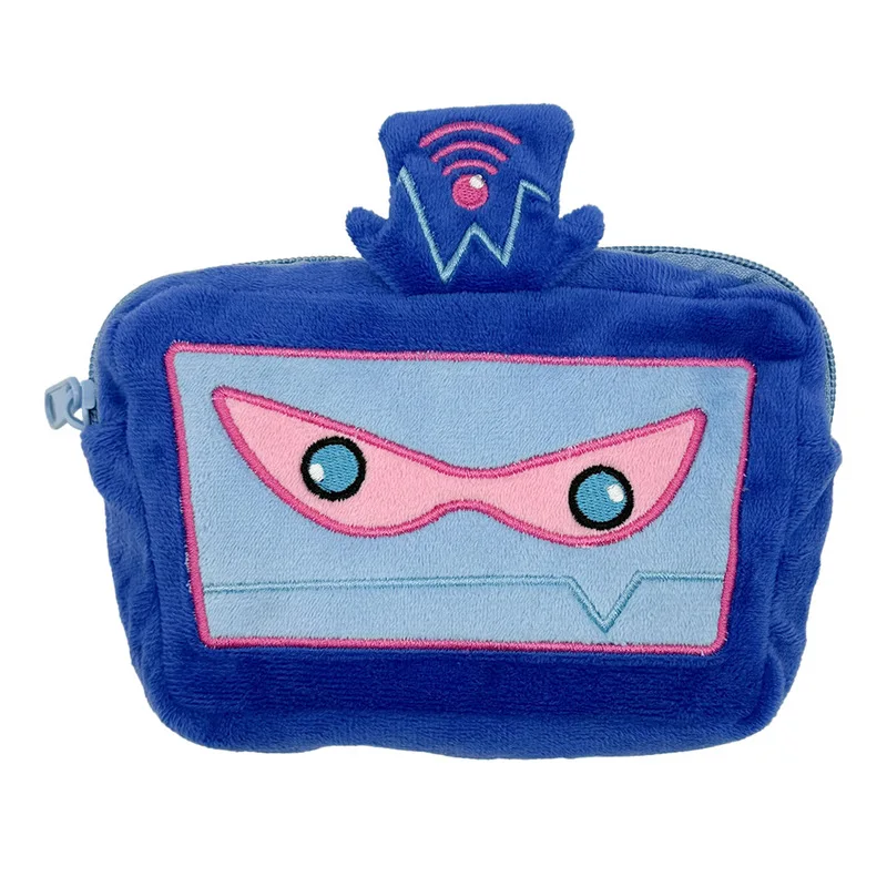 Nouveauté Hazbin hôtel sac de rangement en peluche dessin animé porte-monnaie mignon Portable Mini pochette pour enfants Fans cadeau