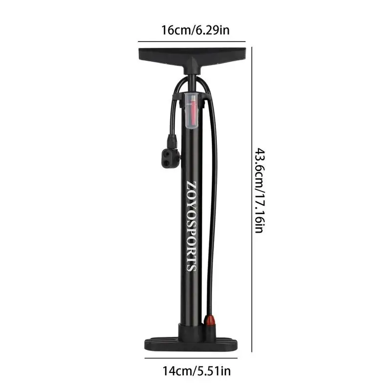 Bike Tire Pump High Pressure Portable Bicycle Tire Pump Mini Bike Hand Pump With Presta And Schrader Valve Portable Air Pump For