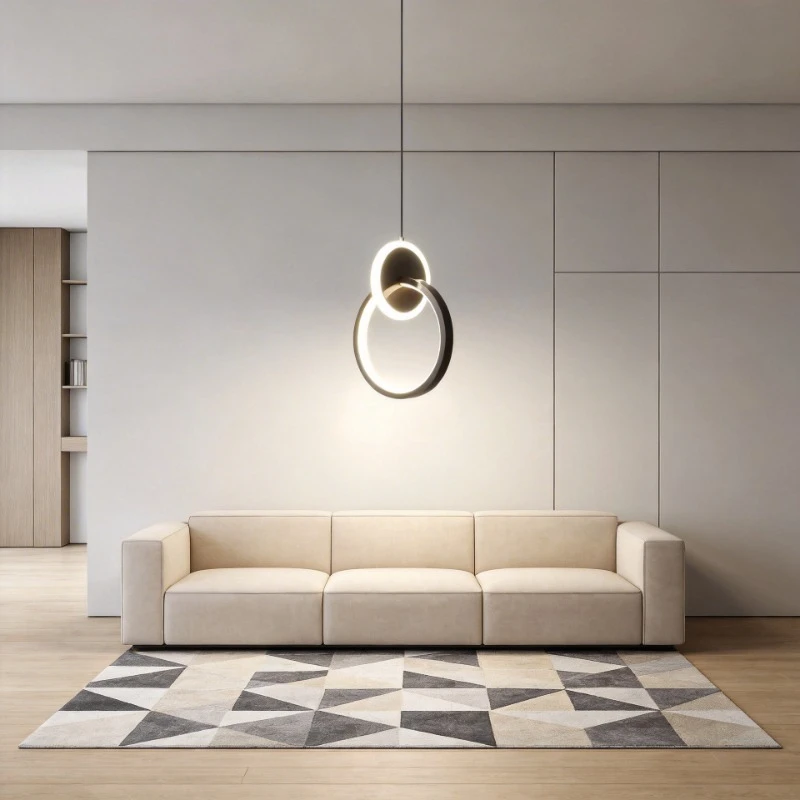 

SANDYHA Modern LED Bedroom Lamp Pendant Light Indoor Chandelier Bedside Lighting Stylish Home Decor Hanging Light