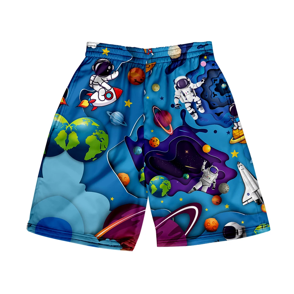 

Пляжные шорты в гавайском стиле, мужская и женская одежда, повседневные модные штаны с 3D Цифровым принтом для пар