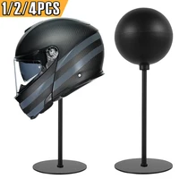 Soporte para casco, soporte de exhibición para casco de escritorio con Base estable, soporte de Metal para exhibición de casco de motocicleta, estante versátil para casco