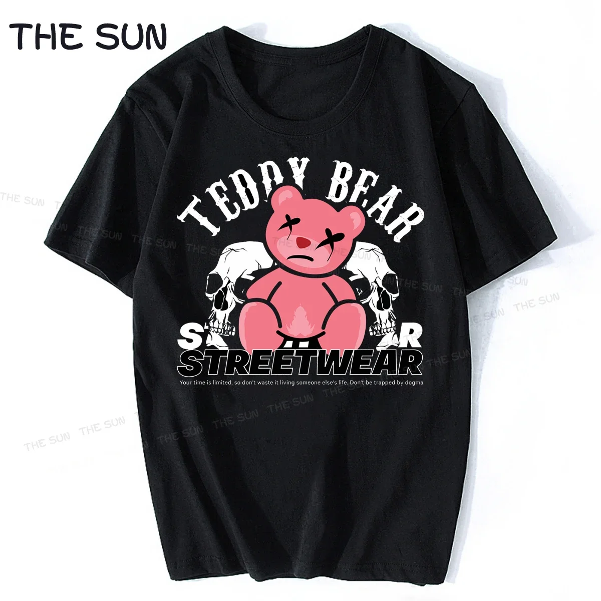 

Funny Bear Designer Casual Graphic T Shirt Printed MOMM Bear Graphic Unisex Short Sleeve Men's T-shirts Cotton