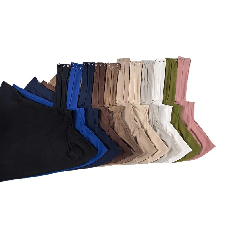 

Мусульманский хиджаб, женский головной платок на пуговицах с завязками на шею, Рамадан, ислам Амира, нижний платок, шали, тюрбан, никаб, никаб, турбан