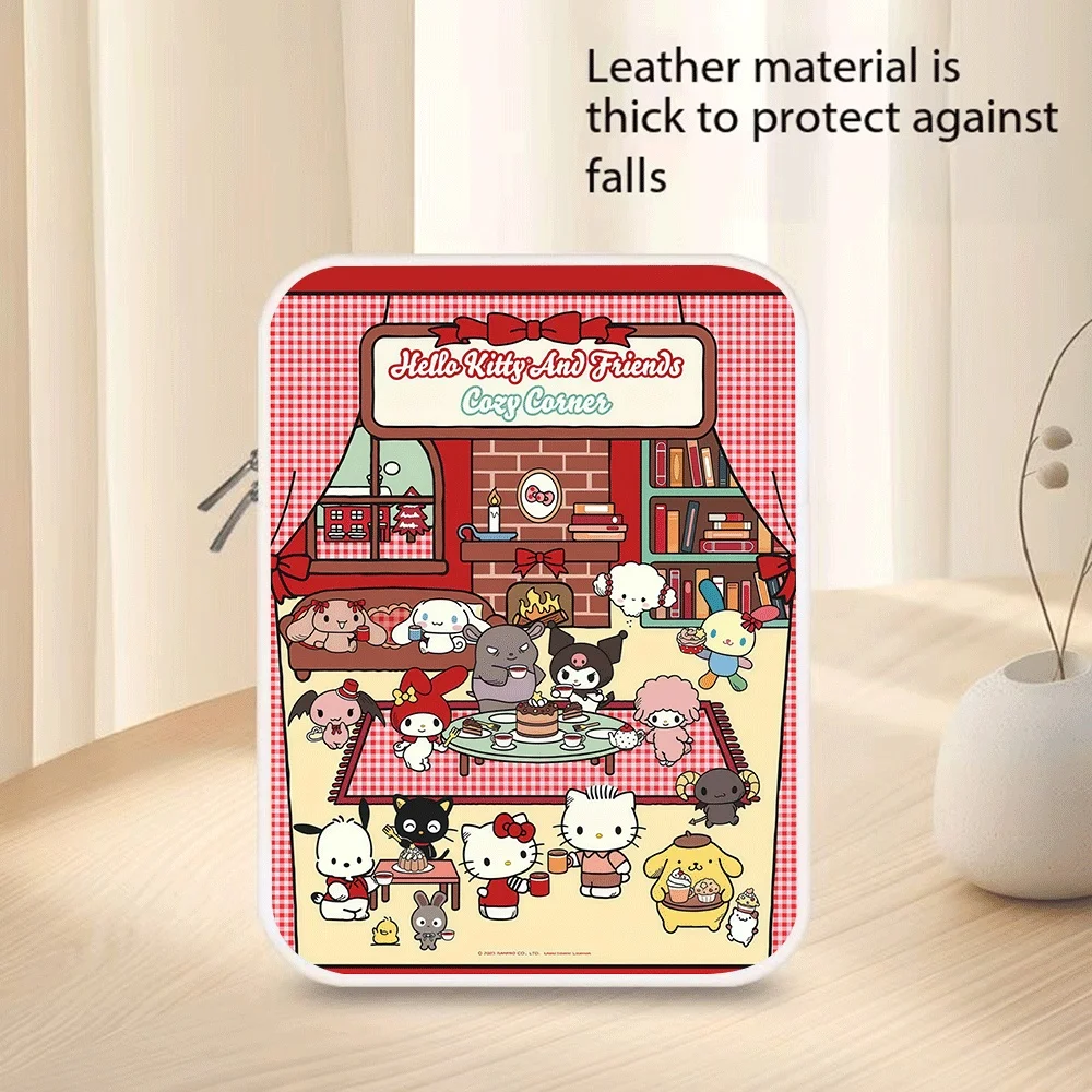 

Новая милая мультяшная сумка для ноутбука Hello Kitty Kuromi, 10, 11, 12, 13, 14, 15 дюймов, из искусственной кожи, для Macbook Air Pro Huawei, внутренний чехол, подарок