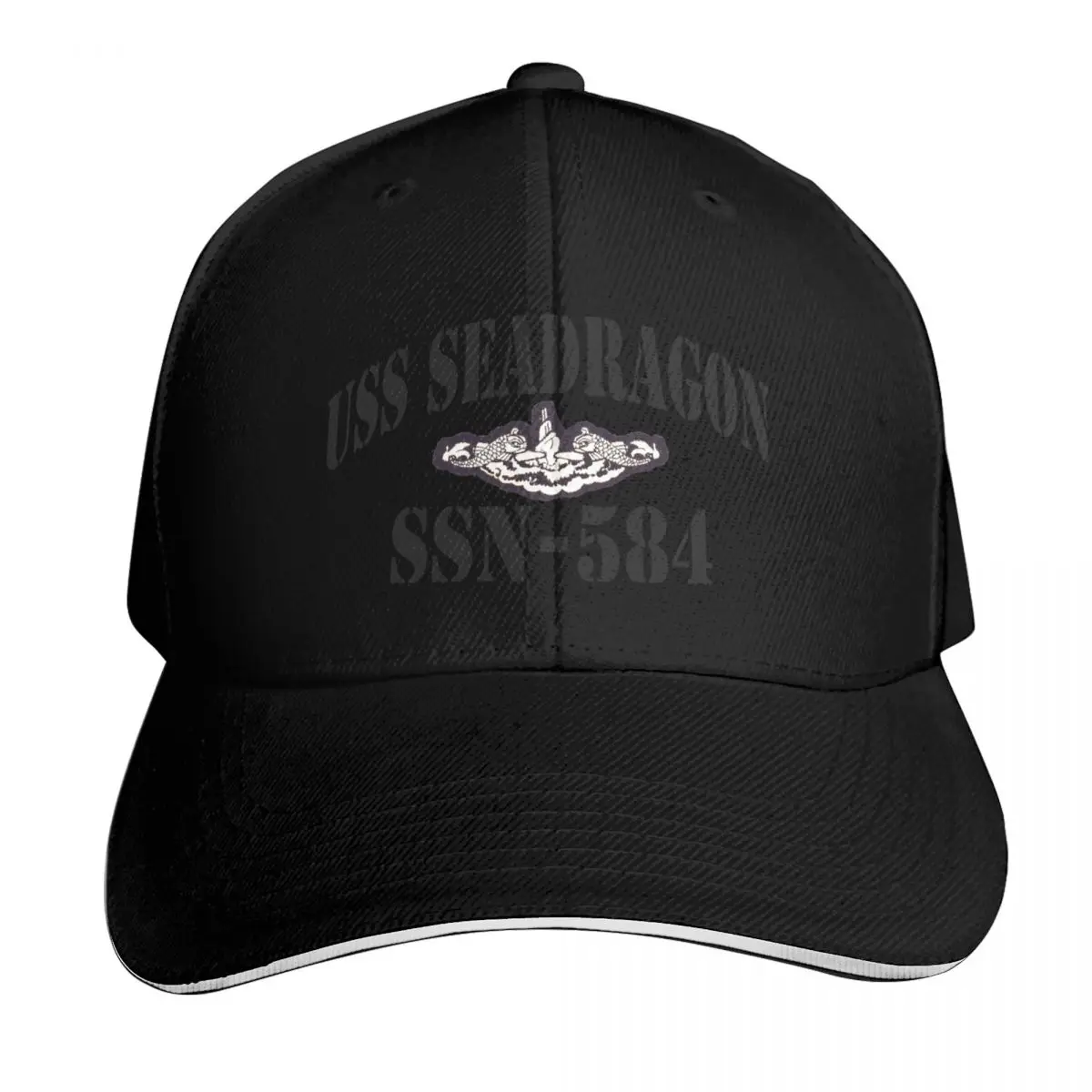 USS SEADRAGON (SSN-584) SHIP'S STORE Baseball Cap Snapback Flat Bill Strapback Dad Hat Six Panel Structured Crown