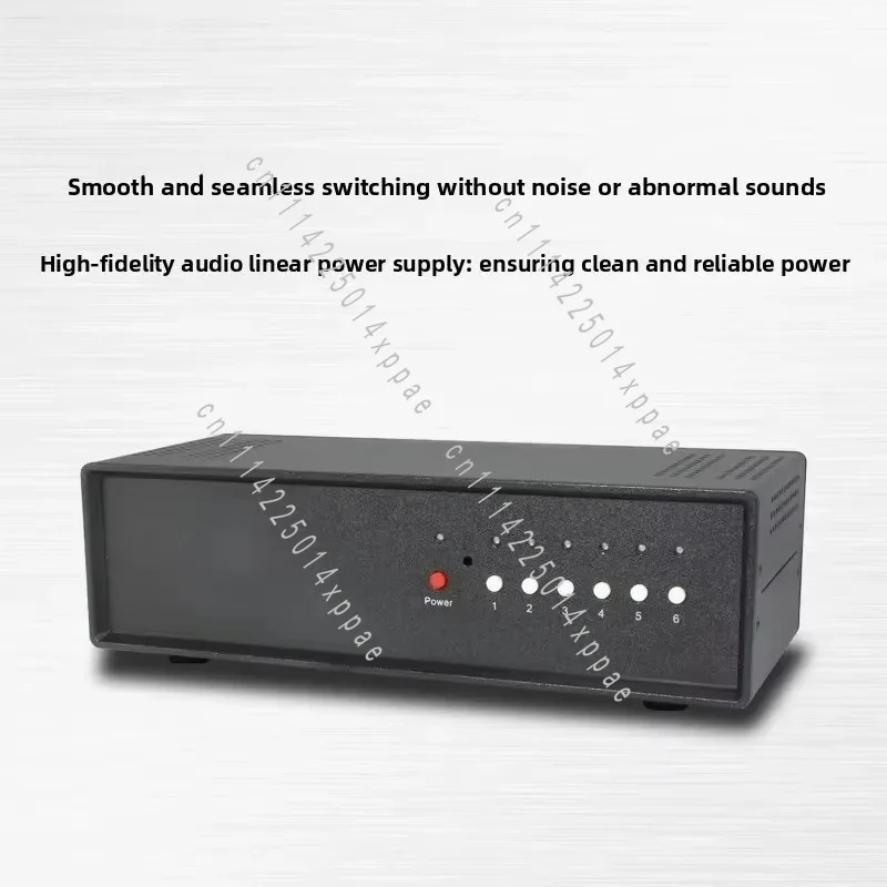 With Remote Control For Home Audio Sys High-Power 4-In 2-Out / 2-In 4-Out Audiophile Speaker Switcher Amplifier Speaker Selector