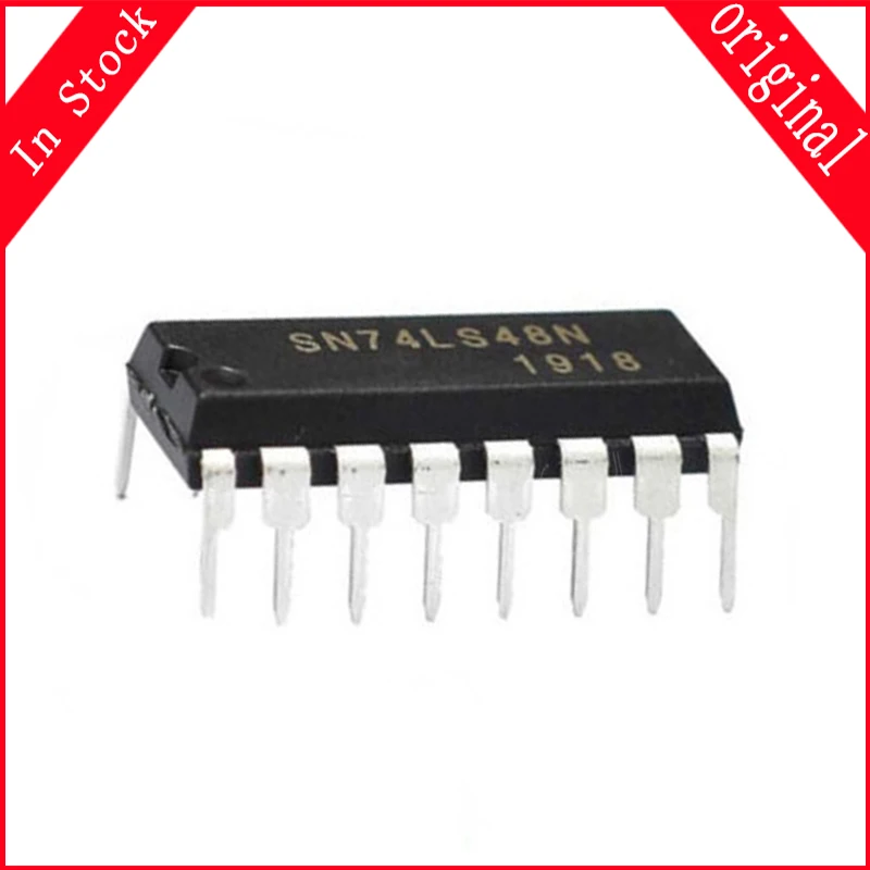 10PCS/lot SN74LS48N 74LS48N DIP16 SN74LS48 74LS48 DIP IC In Stock