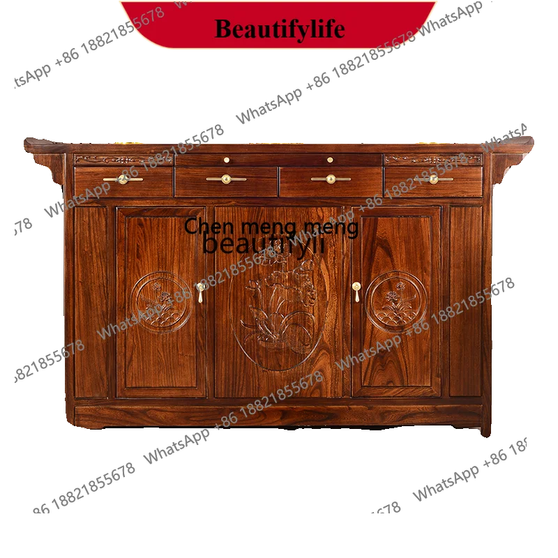 

z183 New Chinese-style Gongtai Modern Household Shentai Buddha Table Incense Case Buddha Cabinet, Solid Wood Table