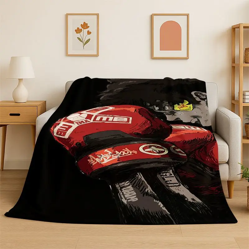 Creativity Fight Boxing Gloves Boxer Flannel Blanket Soft Throw Blanket for Bedroom Living Room Bed Travel Camping Picnic Nap