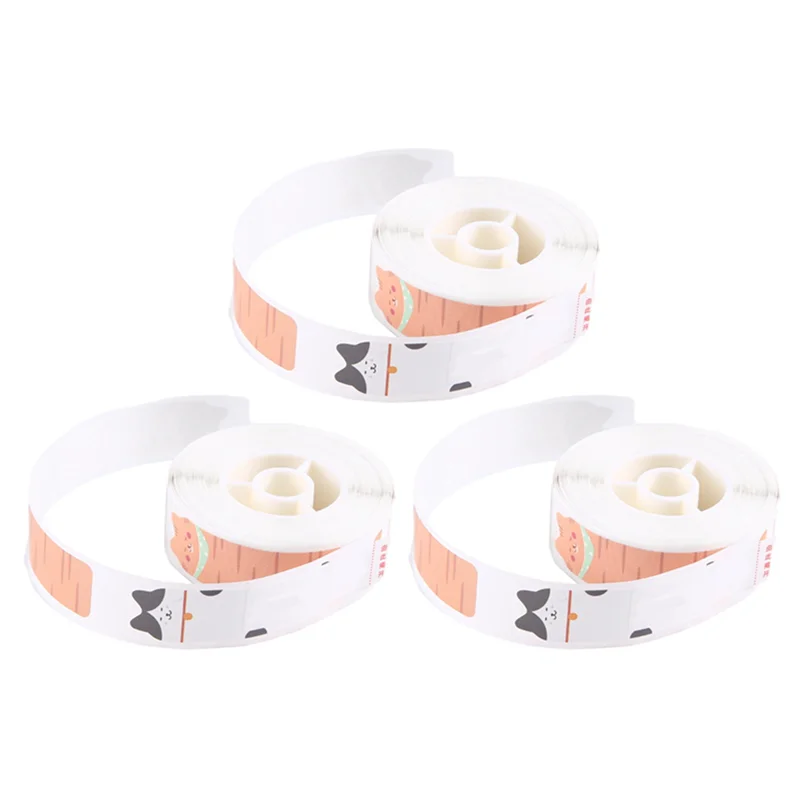 

Well Made-Label Maker Tape Black On Cats Patterns Vertical Label Tape Special Shapes Self-Adhesive Sticker 12 X 40Mm 3-Roll