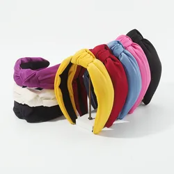 Colorful Padded Sponge Knot Hairband Headband Adult Hair Accessories Hair Jewley