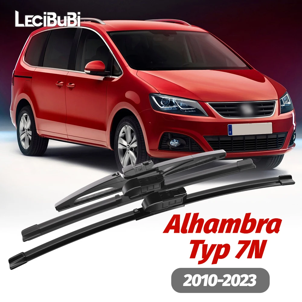1set Front & Rear Windshield Wiper Blades Windscreen Wipers For Seat Alhambra Typ 7N 2010-2023 2011 2012 2013 2014 Accessories