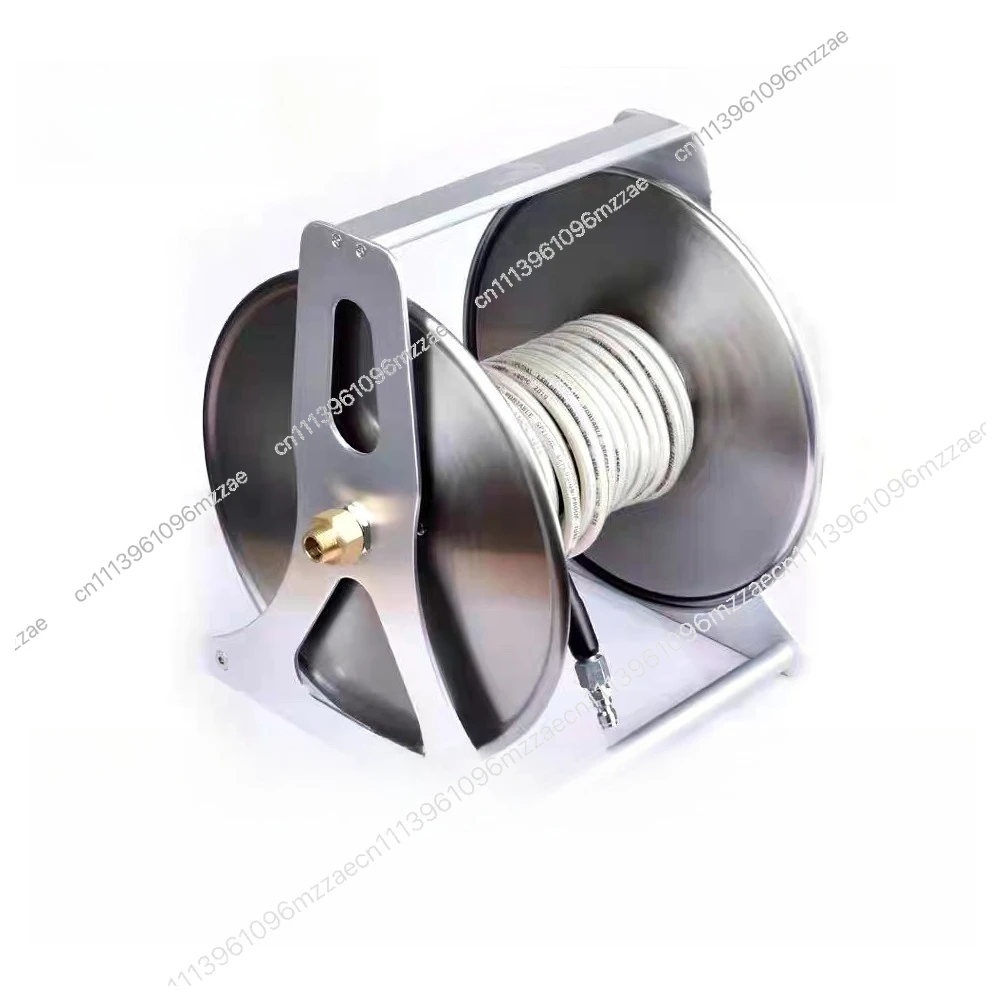 High Pressure Washing Machine Factory Water Pipe Storage Rack Pipe Reel Stainless Steel High Pressure Car Washing Machine