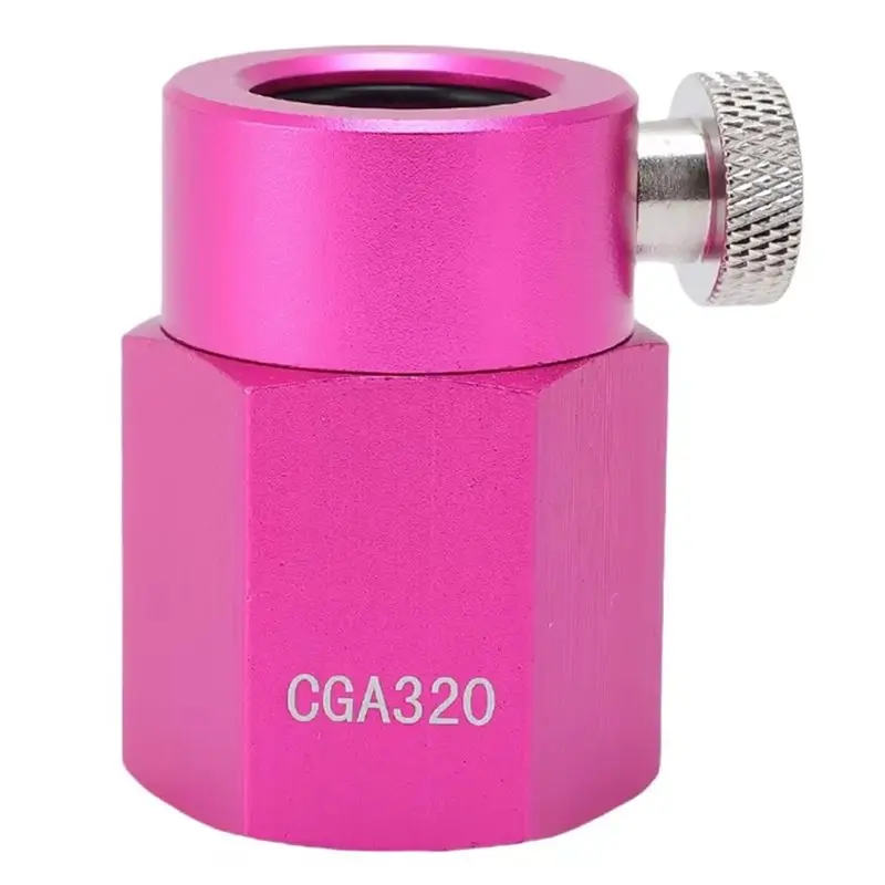 

YWDZ-CO2 Quick Connect Cylinder Refill Adapter Charing Station Filling Adaptor For Sodastream Pink Canister