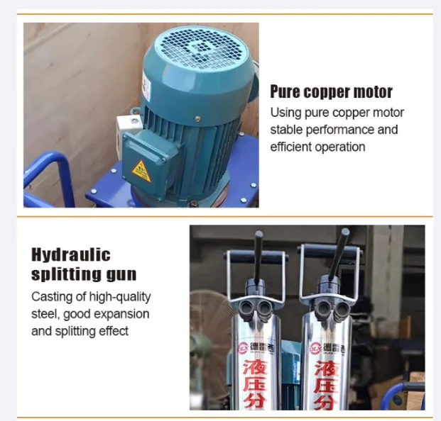 

Машина для разделения карьеры Большой ход Гидравлическая машина для разделения карьеры 100-тонный гидравлический скальный разделитель