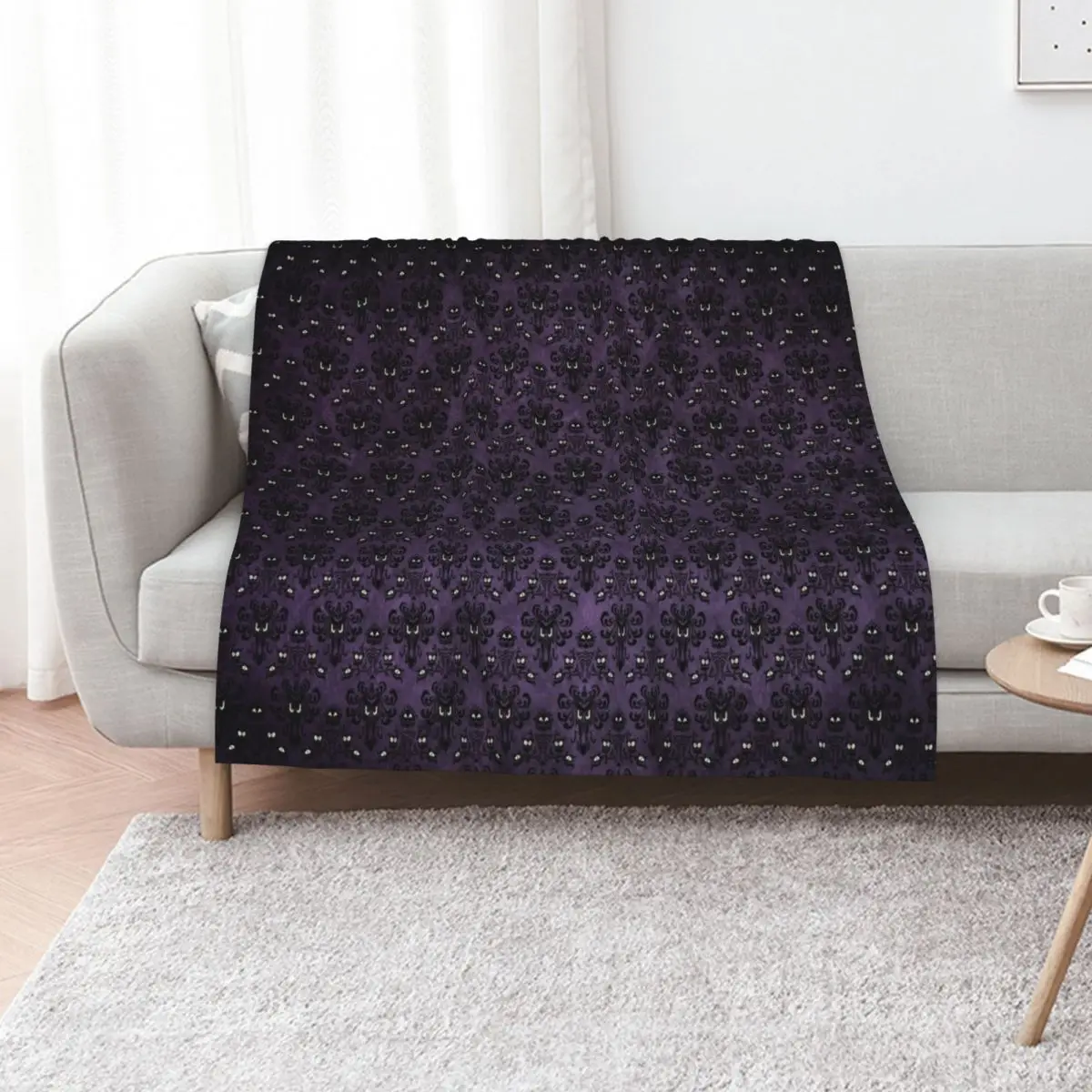 Haunted Mansion Wallpaper Throw Blanket Camping Thins Vintage funny gift Polar Giant Sofa Blankets