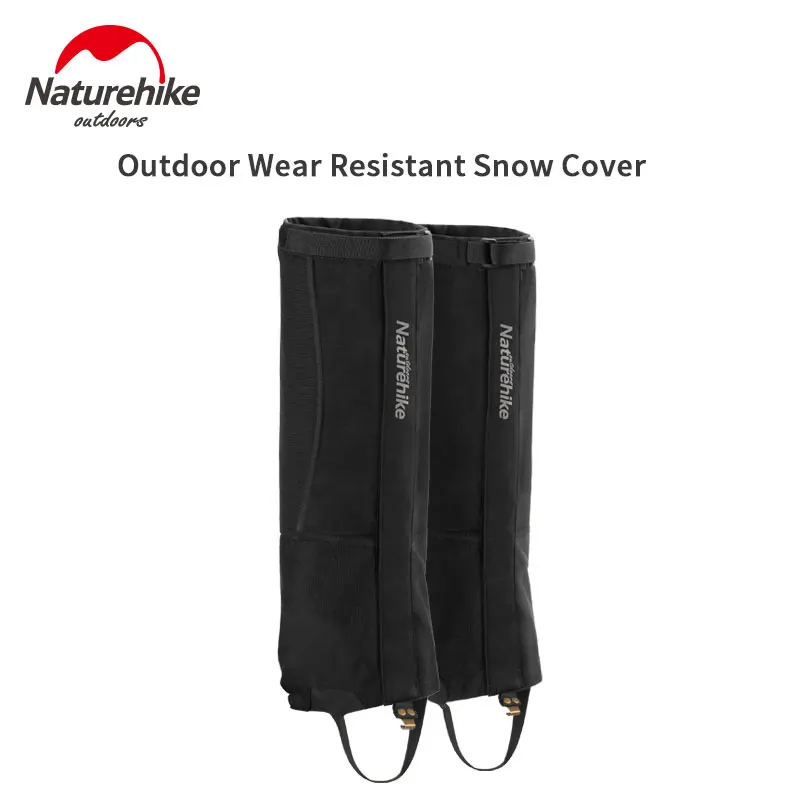 Naturehike Outdoor-Schneedecke, wasserdicht, 320D-Nylon, tragbar, leicht zu tragen, für den Winter, verschleißfeste Schneedecke, Schuhüberzug mit Klettverschluss