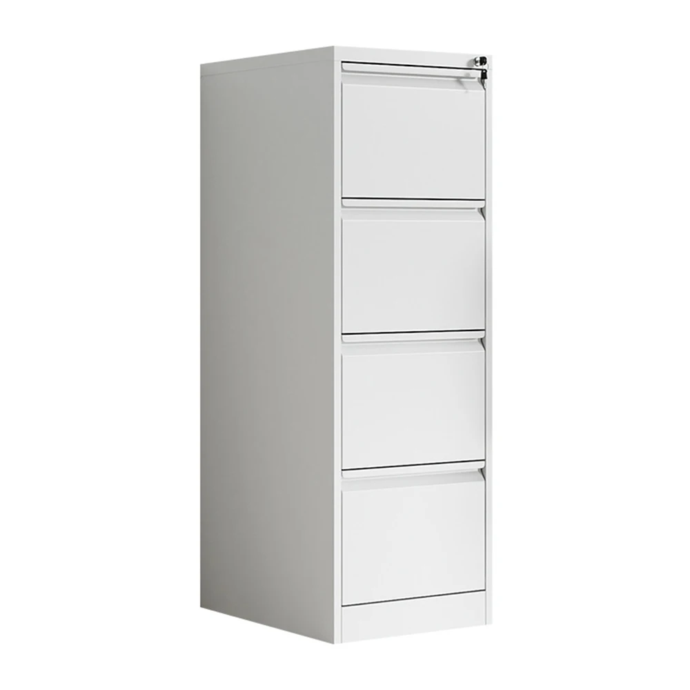 

Modern freestanding 4-drawer steel vertical filing cabinet for school office storage