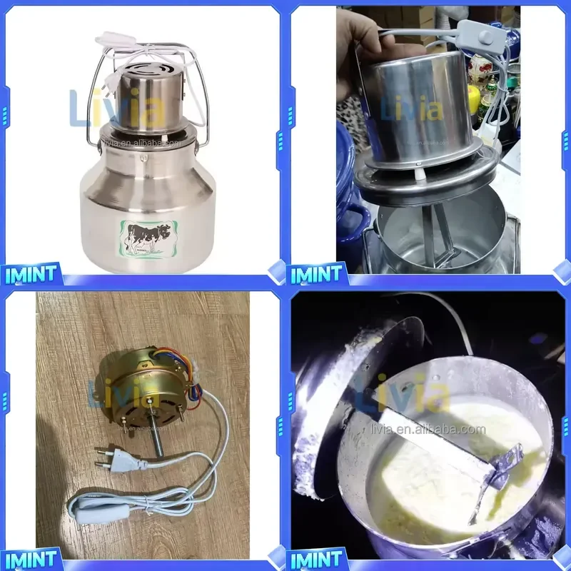 Stainless Steel Electric Milk Separator Cream Machine Core Component Motor Processing Line
