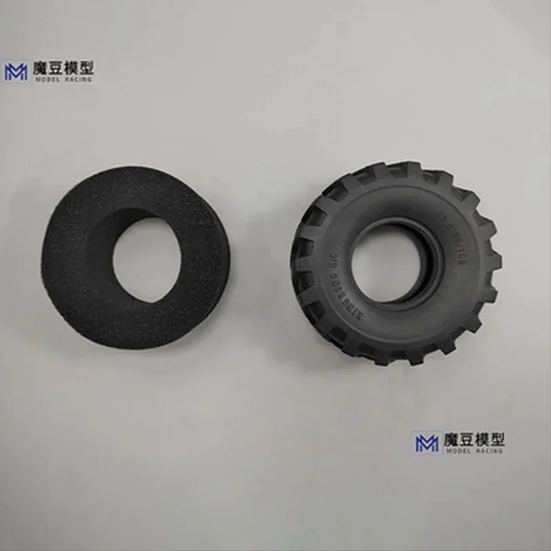

2PCS RC 1/14 Herringbone Pattern Tire Truck Model Tyre Climbing Car Tire For Tamiya LESU RC Truck 1/10 Crawler Accessories Parts