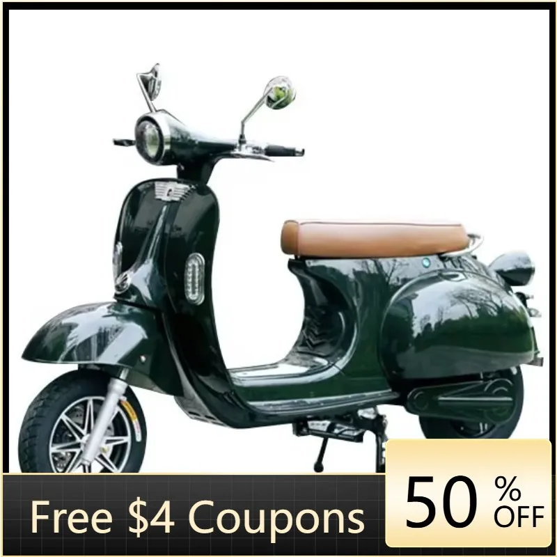 Rs EEC COC 2000W 72v Lithium Ion Battery Motorcycle Smart Retro Fashion Netherlands Italy Rome Swan Elektro Moped 2000w Electric