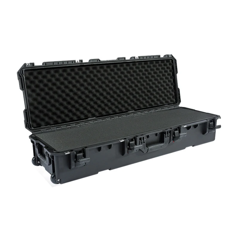 SQ1083925 Internal 1080*390*250 mm waterproof hard plastic case with pick pluck foam