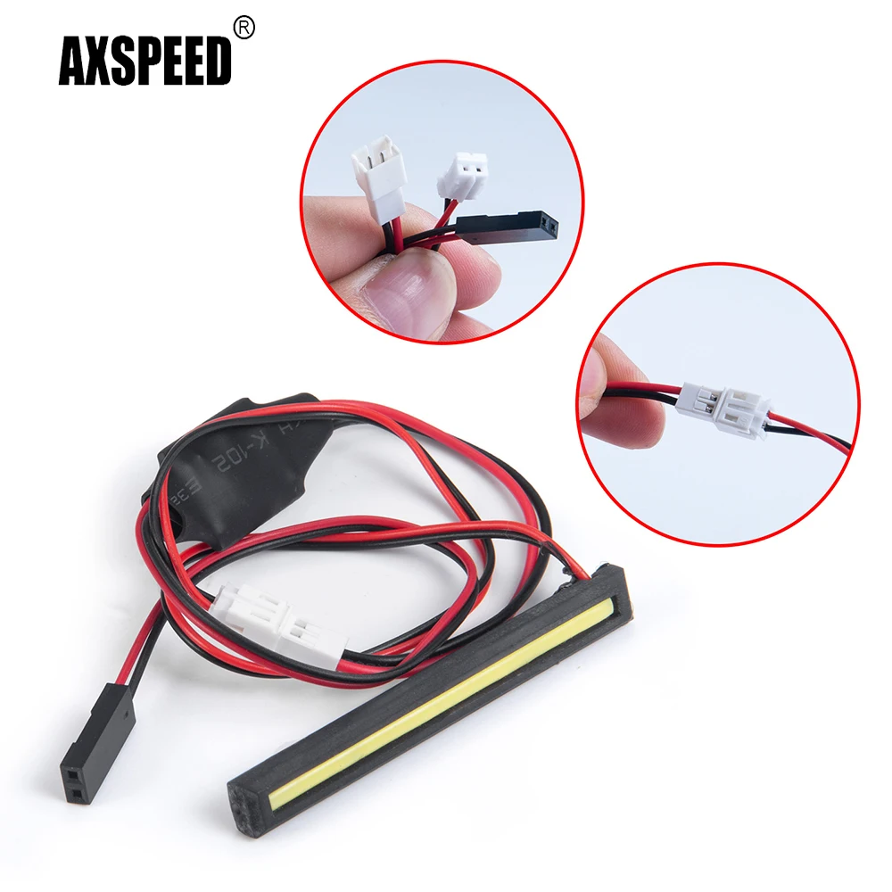 

AXSPEED LED Light Roof Spotlight Lamp for 1/24 RC Crawler Axial SCX24 90081 Upgrade Parts