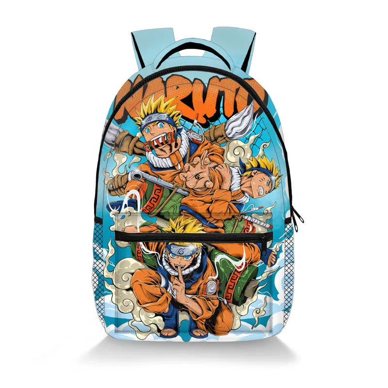 Naruto New Cartoon Student Schoolbag Large Capacity Casual and Lightweight Shoulder Pad Waterproof Stain Resistant Backpack