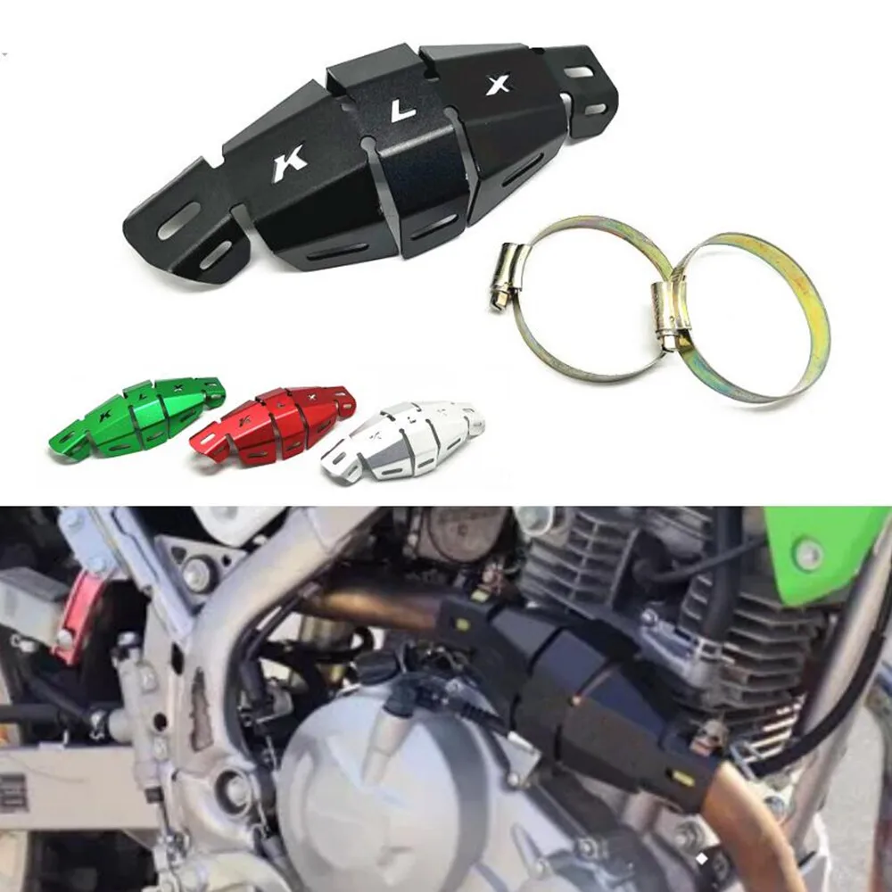 

Термозащитный кожух выхлопной трубы с логотипом KLX для Kawasaki KLX140 KLX150 KLX230 KLX250 KLX300R