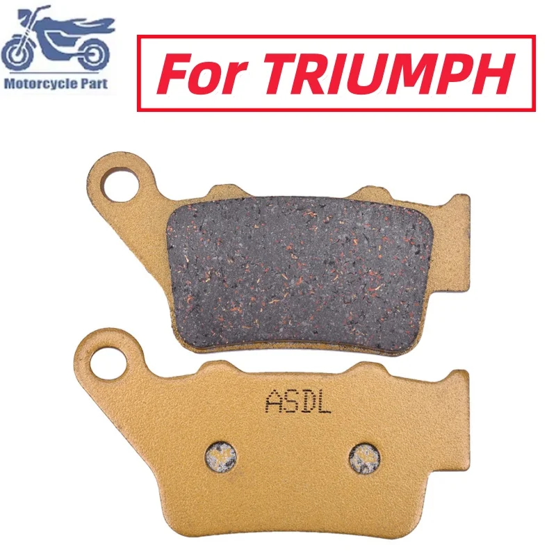 Wear Resistant Motorcycle Rear Brake Pads For TRIUMPH Street Triple S R RS 765 R RX 675 S 660 Daytona 765 675 R Brembo 2013-2022