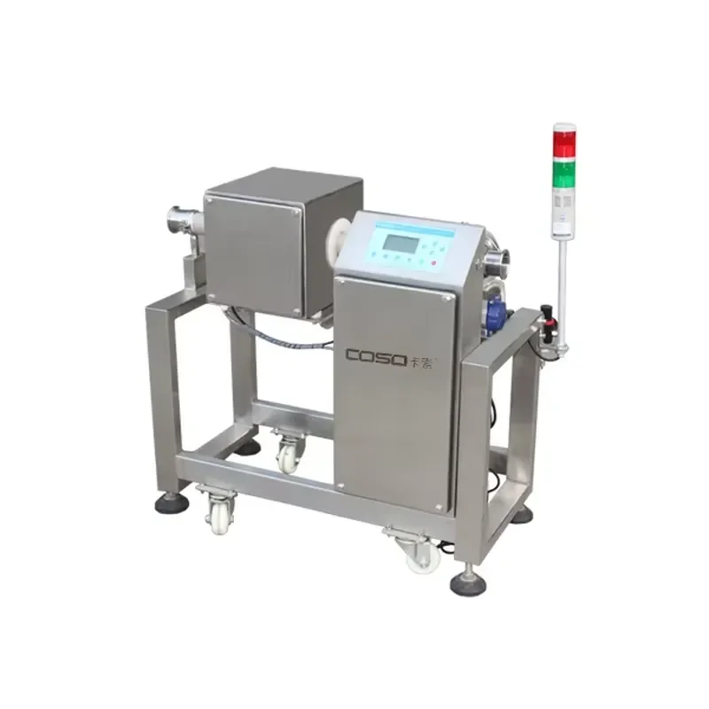 Food Industry Liquid Metal Detector Manufacturer for Sauce Paste Jam