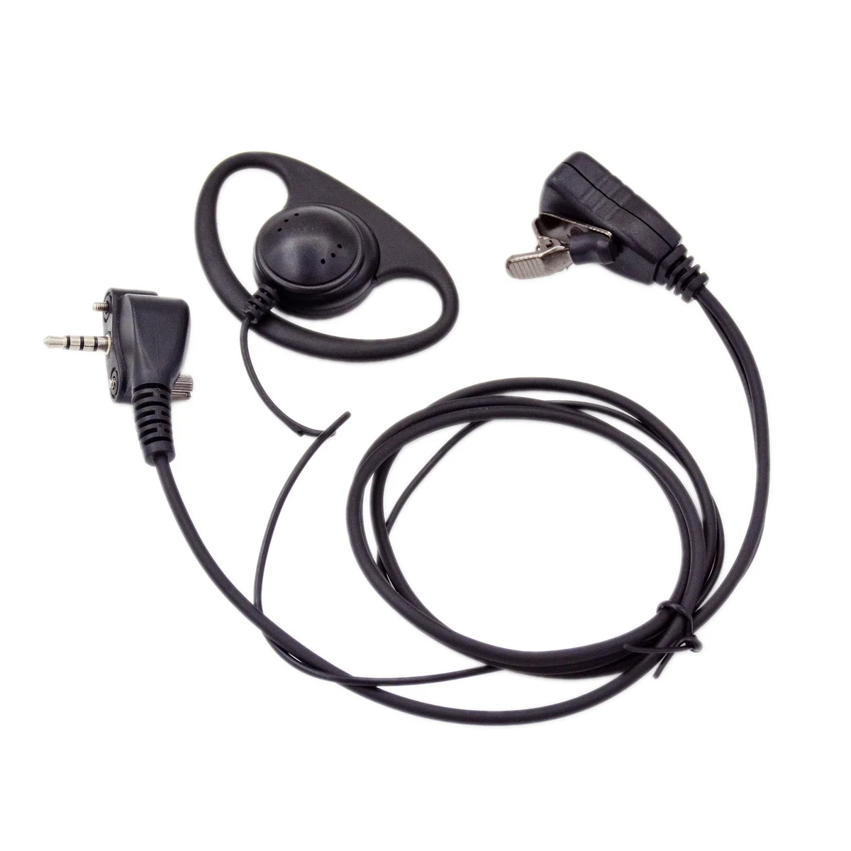 D Shape Earhook Earpiece PTT Mic for Vertex VX231 VX261 VX351 VX210  EVX-261 EVX-531 Two Way Radio Security Headset Earphone