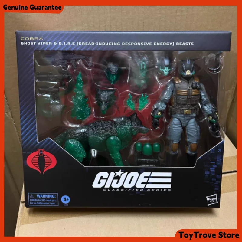 

Original G.I. Joe Classified Series #170 Ghost Viper & D.I.R.E Dread-Inducing Responsive Energy Beasts Action Figure Model Toys