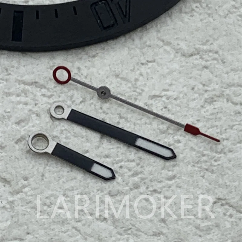 BLIGER Manecillas negras Manecillas verdes superbrillantes con movimiento NH35 NH36 PT5000