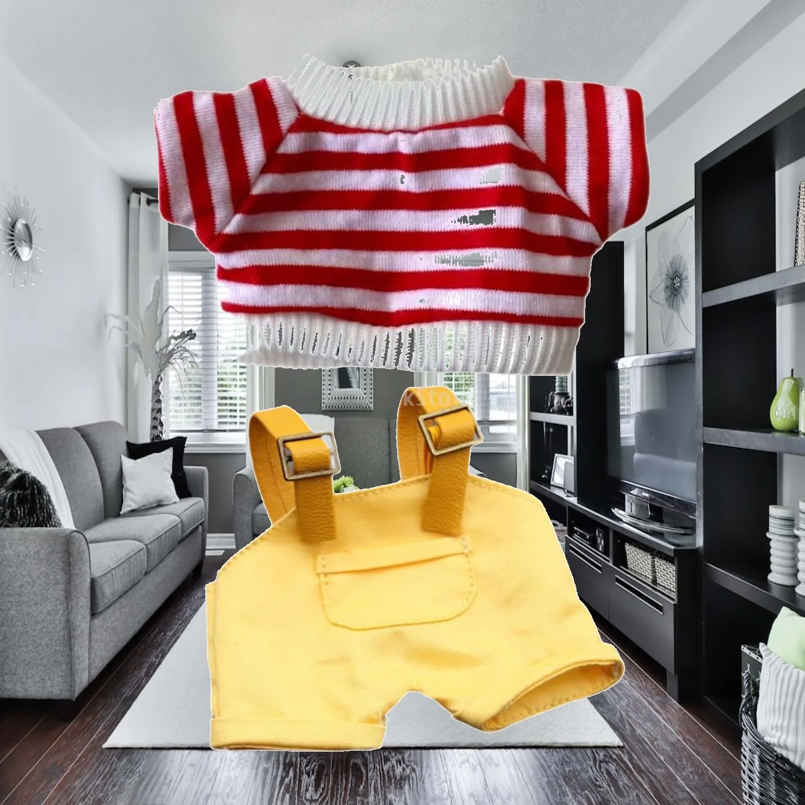 

15 cm 17cm Plush Doll Clothes Doll Outfit Comfortable Plush Doll Accessories Doll Clothing Toy Clothing Accessories for Kids