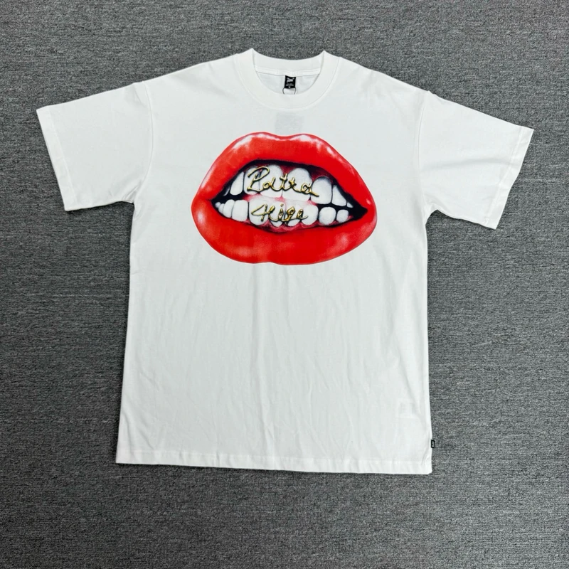 Streetwear Casual PATTA T-shirt High Quality Round Neckline Logo Print  Short Sleeve Tee Fast Shipping