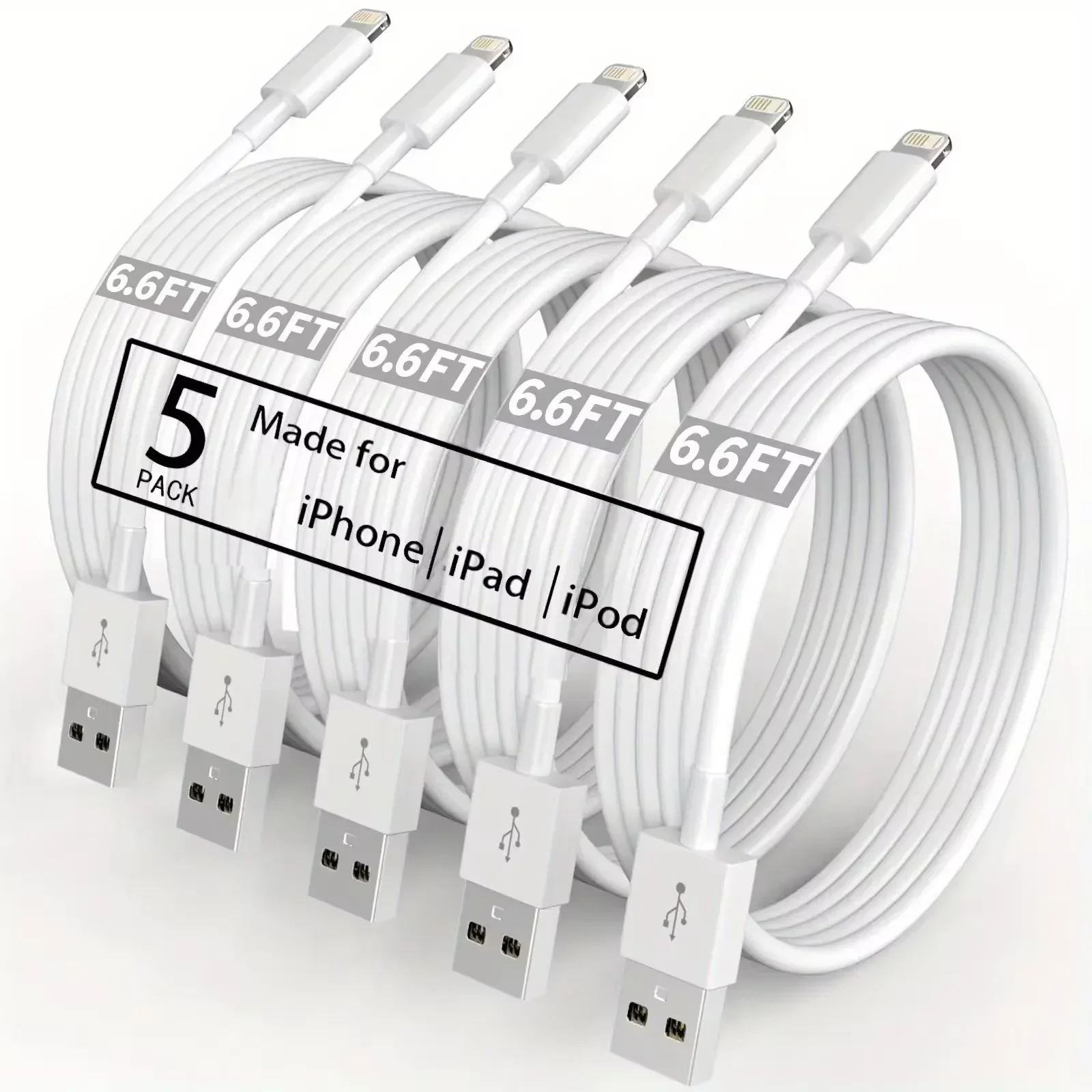 2M/6.6FT Usb A To L… - image